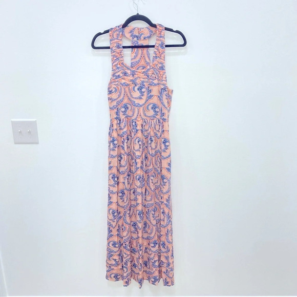 ATELIER 17.56 long maxi 100% cotton dress Sz Small - Picture 1 of 10